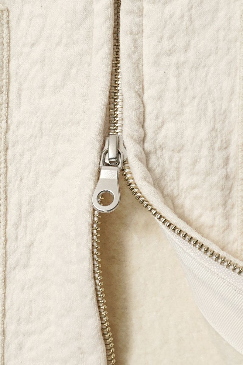 kengo(ケンゴ) cotton wool bokomoko zip-up hooded jacket コットンウールボコモコジップアップフーデッドジャケット K25FW-JK3