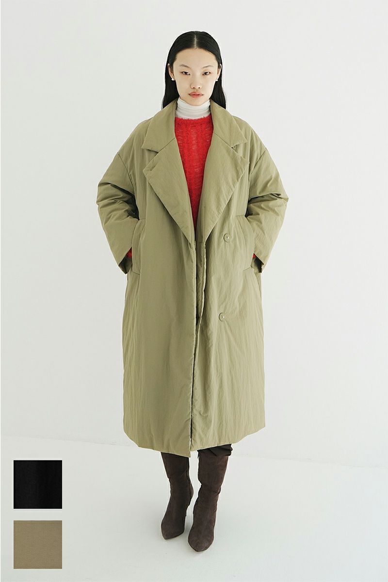 CLANE(クラネ) COLOR DOWN CHESTER COAT ダブルウールロングコート 19101-0172