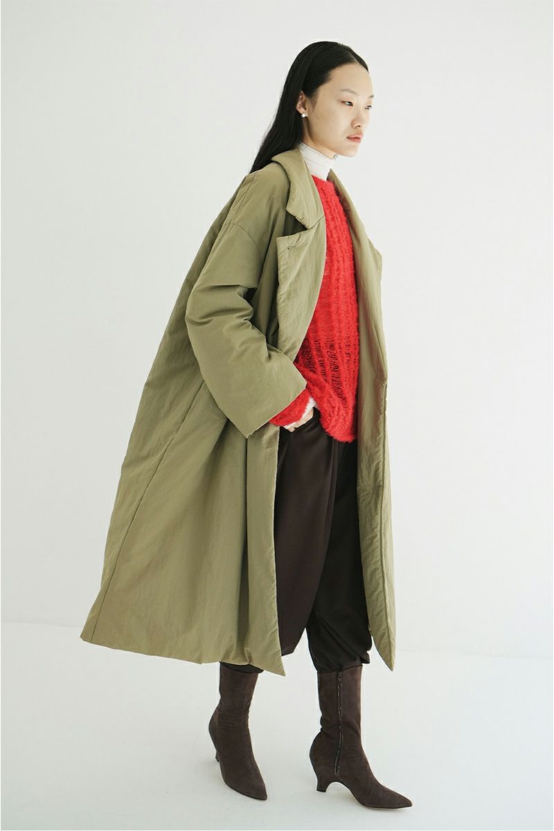 CLANE(クラネ) COLOR DOWN CHESTER COAT ダブルウールロングコート 19101-0172