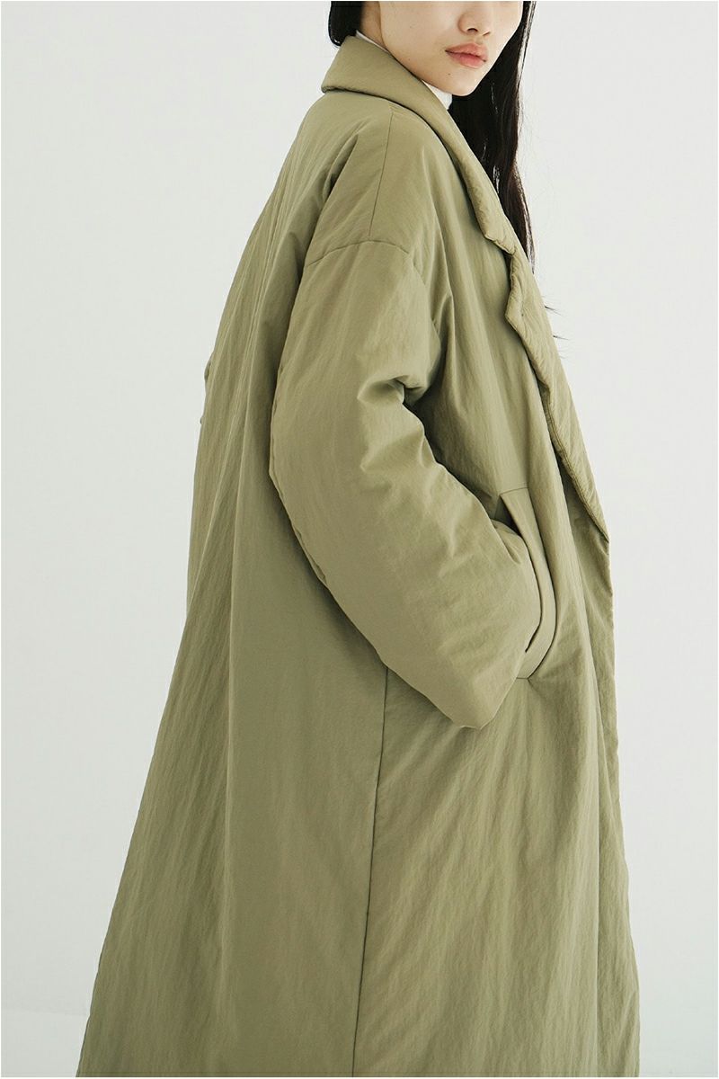 CLANE(クラネ) COLOR DOWN CHESTER COAT ダブルウールロングコート 19101-0172