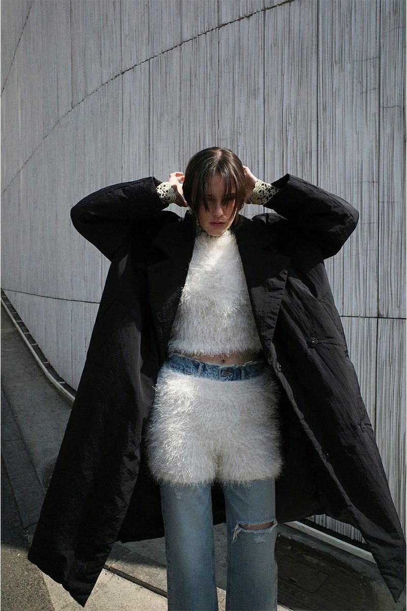 CLANE(クラネ) COLOR DOWN CHESTER COAT ダブルウールロングコート 19101-0172