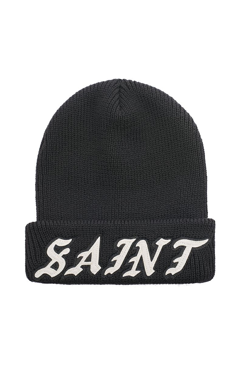 SAINT Mxxxxxx(セントマイケル) SM-MK8-0000-085 / KNIT CAP/SAINT/BLACK ニットキャップ