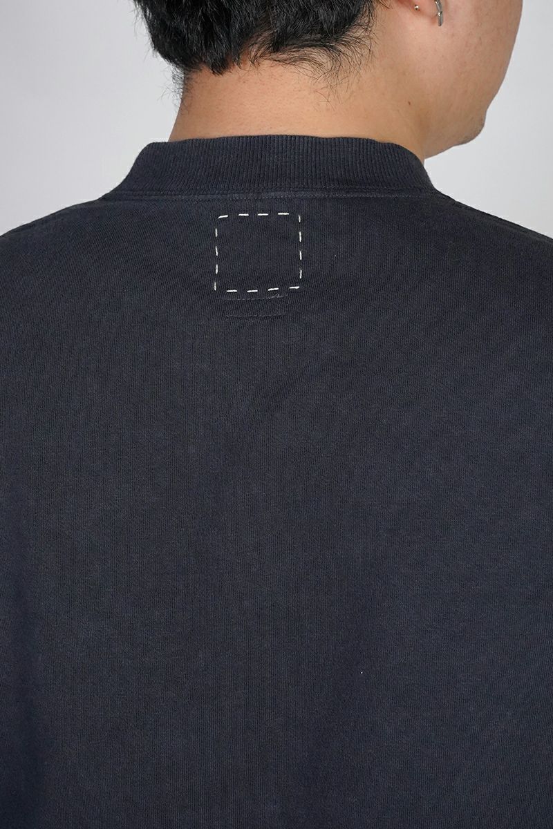 visvim(ビズヴィム) MONDO HENLEY ZIP SS DMGD モンドヘンリージップ半袖シャツ ダメージド 0126105010022