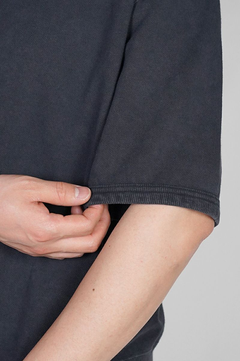 visvim(ビズヴィム) MONDO HENLEY ZIP SS DMGD モンドヘンリージップ半袖シャツ ダメージド 0126105010022