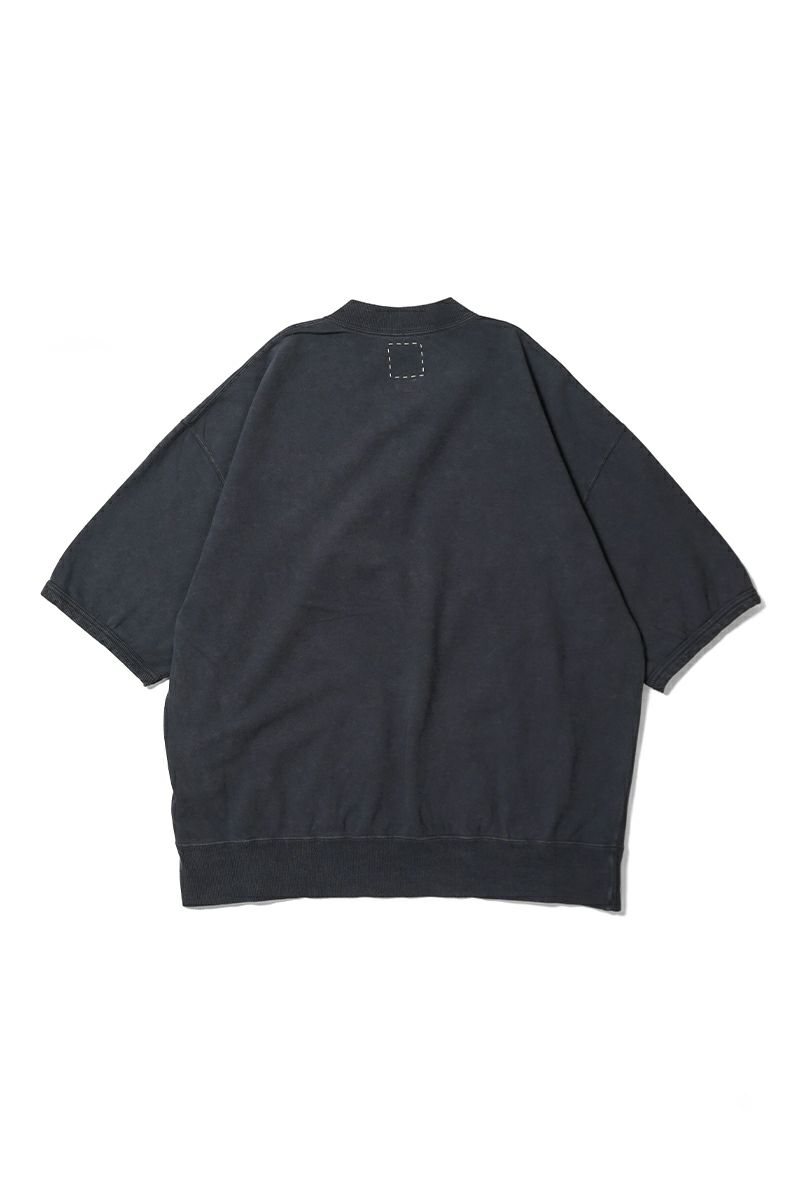 visvim(ビズヴィム) MONDO HENLEY ZIP SS DMGD モンドヘンリージップ半袖シャツ ダメージド 0126105010022