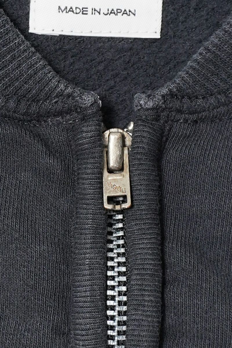 visvim(ビズヴィム) MONDO HENLEY ZIP SS DMGD モンドヘンリージップ半袖シャツ ダメージド 0126105010022