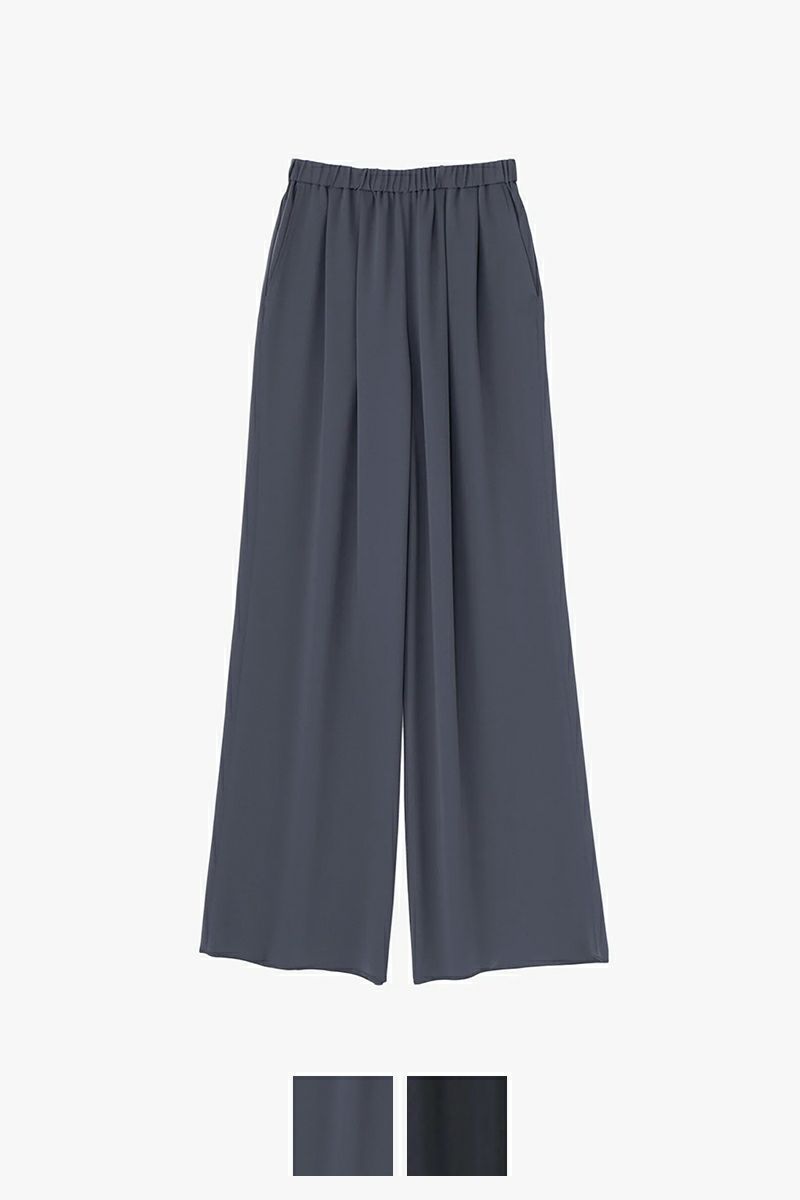 Graphpaper(グラフペーパー) Satin Easy Wide Pants サテンイージーワイドパンツ GL261-40075B
