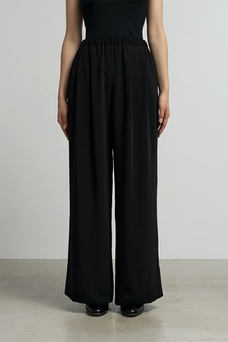 Graphpaper(グラフペーパー) Satin Easy Wide Pants サテンイージーワイドパンツ GL261-40075B