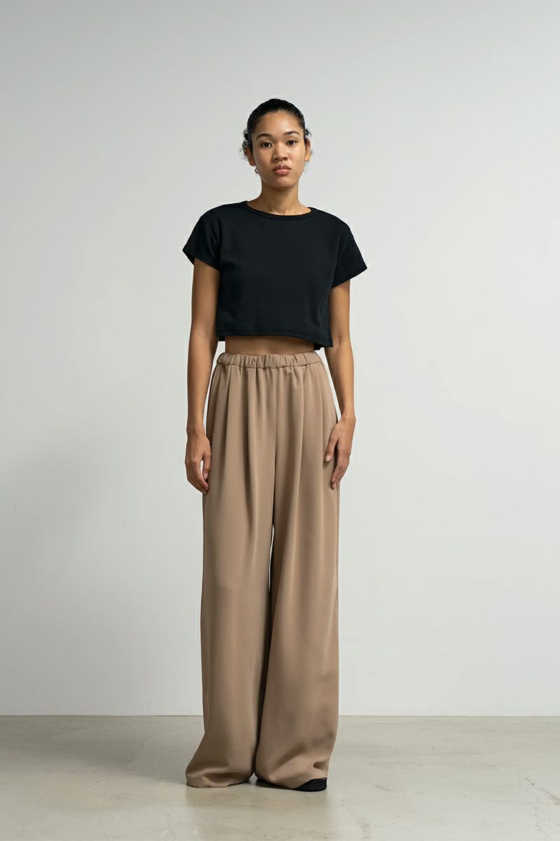Graphpaper(グラフペーパー) Satin Easy Wide Pants サテンイージーワイドパンツ GL261-40075C