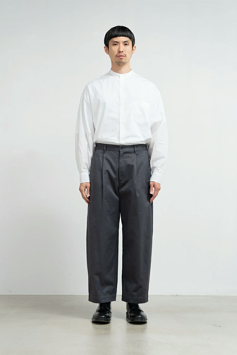 Graphpaper(グラフペーパー) Westpoint Chino Wide Tapered Trousers ウェストポイントチノワイドテーパードトラウザース GM261-40151B