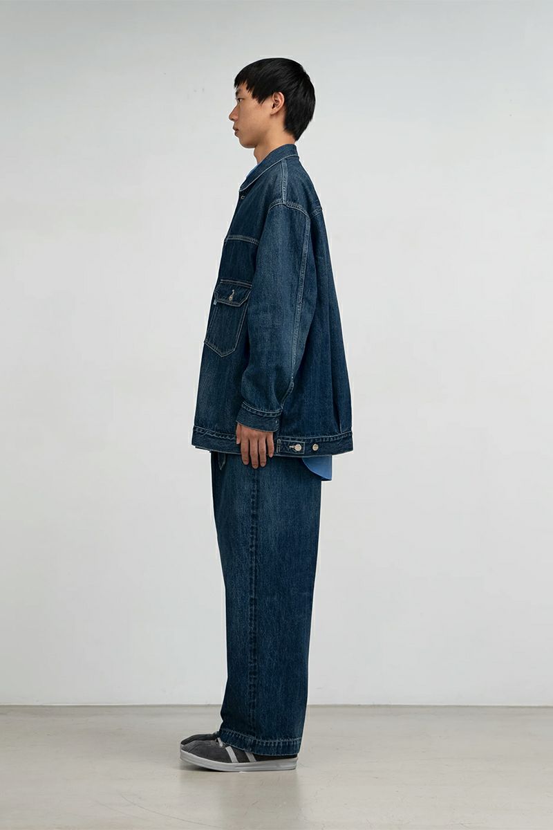 Graphpaper(グラフペーパー) Selvage Denim Jacket -DARK FADE- セルヴィッチデニムジャケット ダークフェイド GU261-20054DB