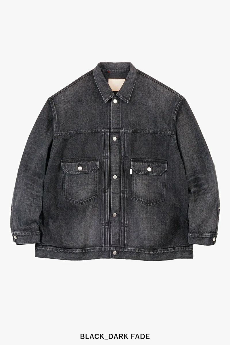 Graphpaper(グラフペーパー) Selvage Denim Jacket -DARK FADE- セルヴィッチデニムジャケット ダークフェイド GU261-20054DB