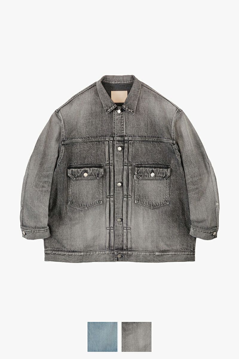 Graphpaper(グラフペーパー) Selvage Denim Jacket -LIGHT FADE- セルヴィッチデニムジャケット ライトフェイド GU261-20054LB