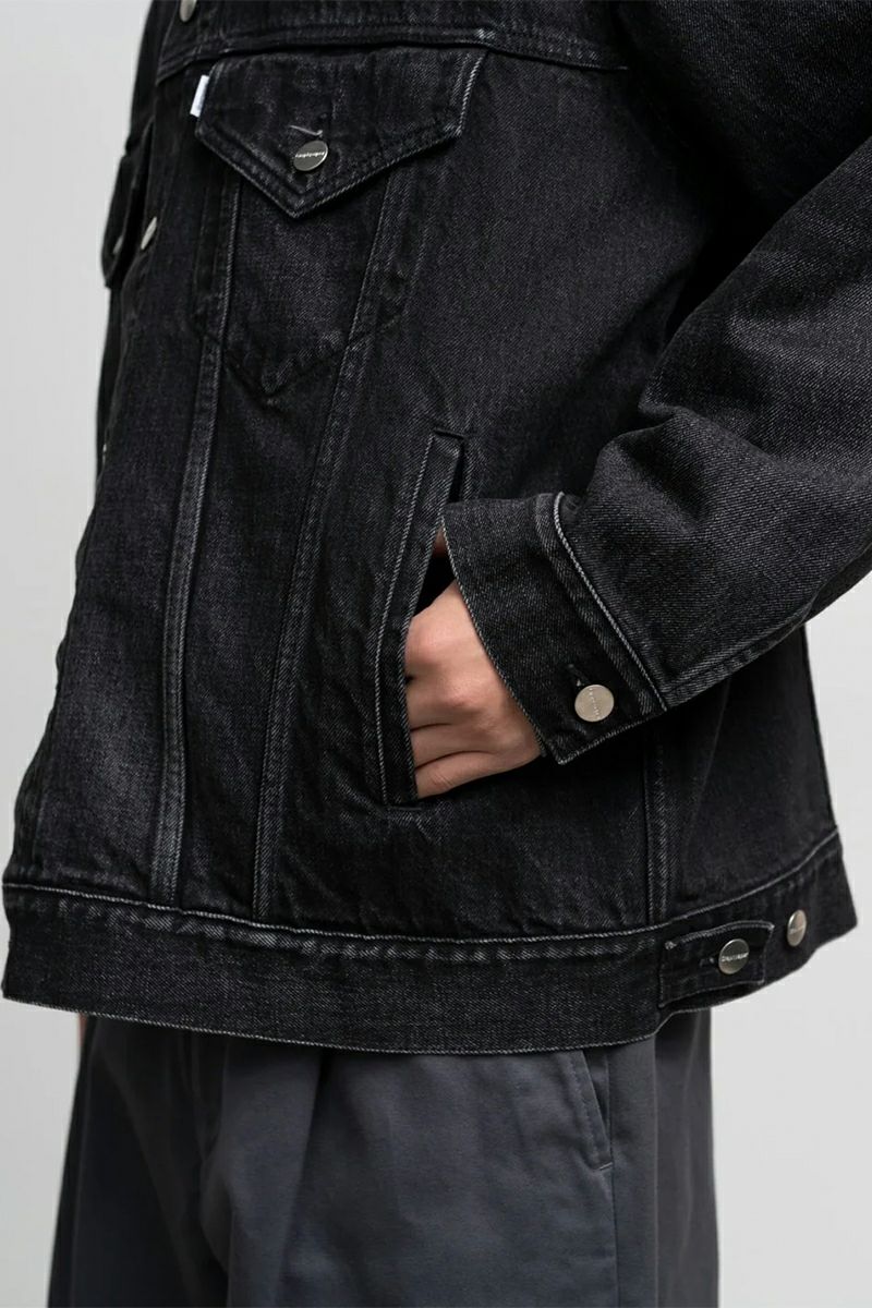 Graphpaper(グラフペーパー) Selvage Denim Trucker Jacket -DARK FADE- セルヴィッチデニムトラッカージャケット ダークフェイド GU261-20055DB