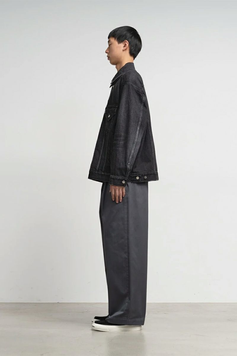 Graphpaper(グラフペーパー) Selvage Denim Trucker Jacket -DARK FADE- セルヴィッチデニムトラッカージャケット ダークフェイド GU261-20055DB