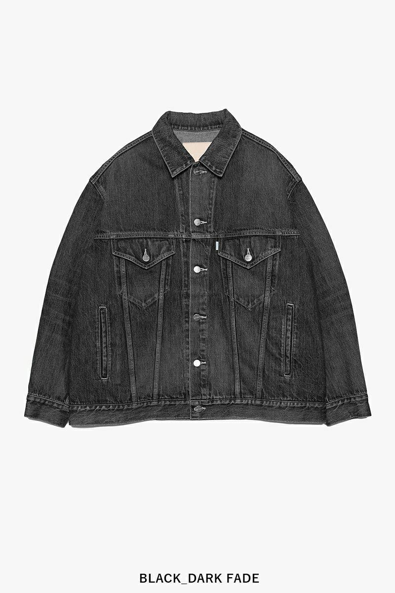 Graphpaper(グラフペーパー) Selvage Denim Trucker Jacket -DARK FADE- セルヴィッチデニムトラッカージャケット ダークフェイド GU261-20055DB
