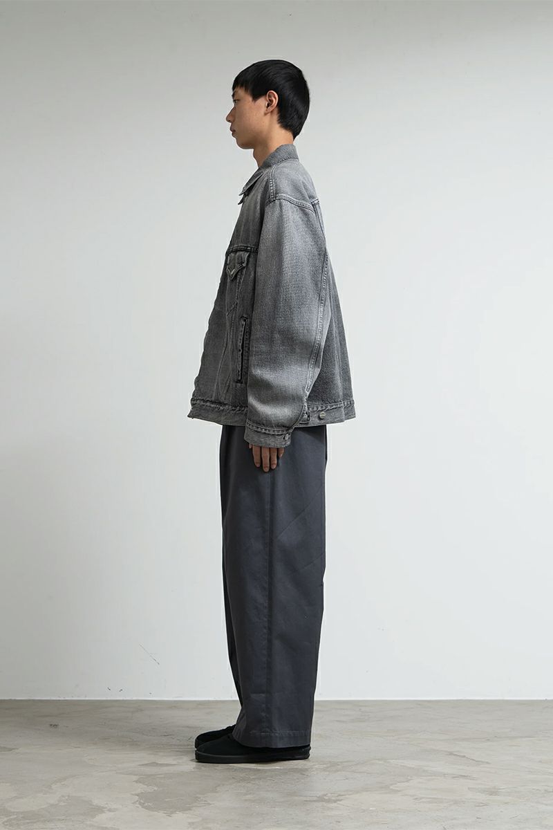 Graphpaper(グラフペーパー) Selvage Denim Trucker Jacket -LIGHT FADE- セルヴィッチデニムトラッカージャケット ライトフェイド GU261-20055LB