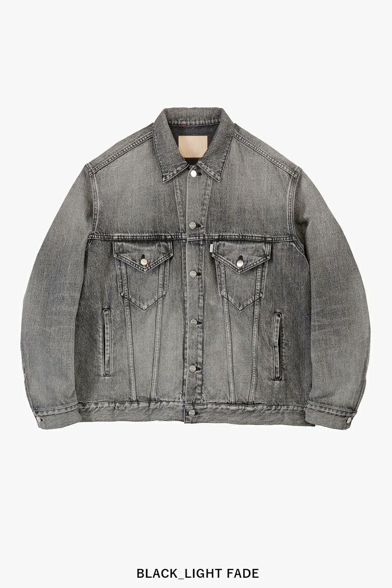 Graphpaper(グラフペーパー) Selvage Denim Trucker Jacket -LIGHT FADE- セルヴィッチデニムトラッカージャケット ライトフェイド GU261-20055LB