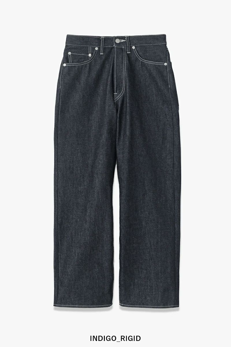 Graphpaper(グラフペーパー) Selvage Denim Five Pocket Wide Straight Pants セルヴィッチデニム ファイブポケットワイドストレートパンツ GU261-40059RB