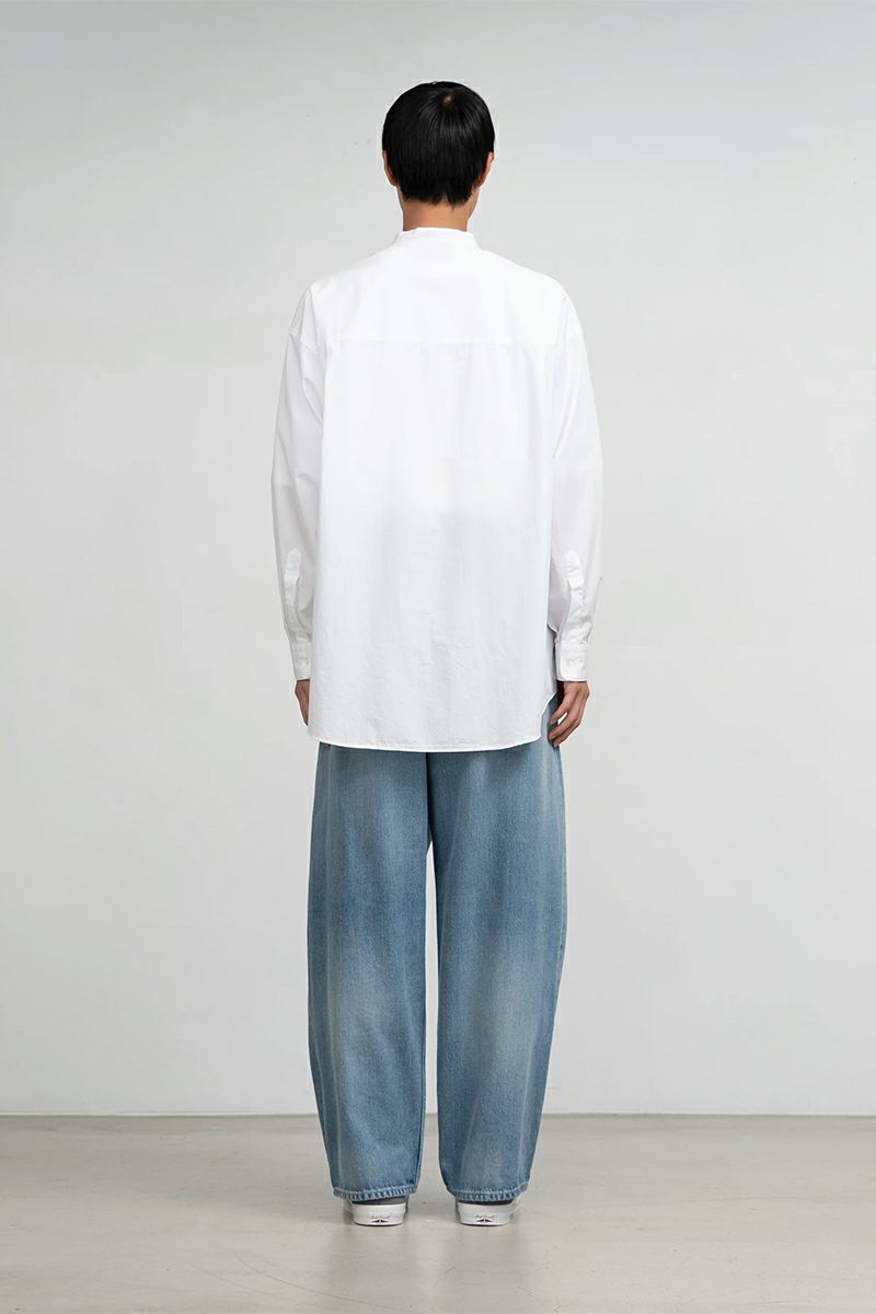 Graphpaper(グラフペーパー) Selvage Denim Two Tuck Tapered Pants -LIGHT FADE- セルヴィッチデニム ツータックテーパードパンツ ライトフェイド GU261-40060LB