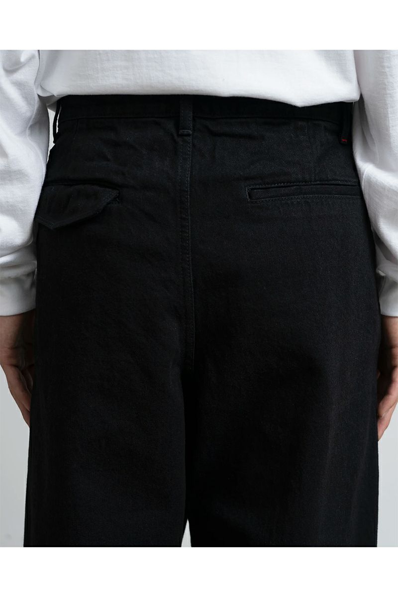 Graphpaper(グラフペーパー) Selvage Denim Two Tuck Tapered Pants セルヴィッチデニム ツータックテーパードパンツ GU261-40060RB