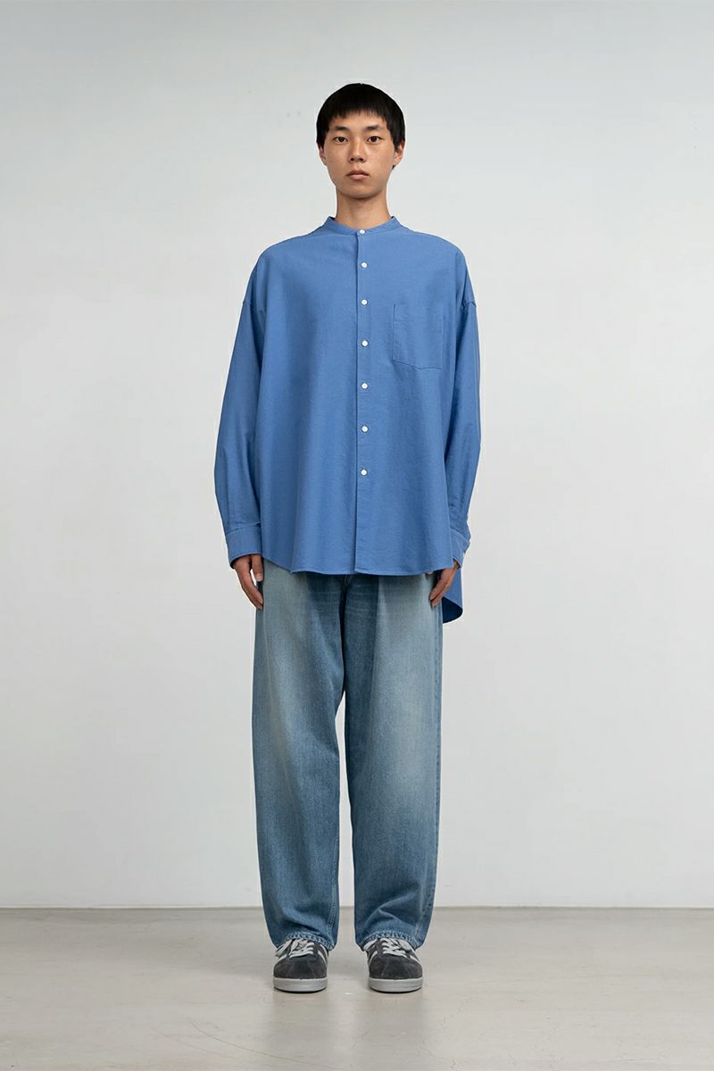 Graphpaper(グラフペーパー) Selvage Denim Two Tuck Pants -LIGHT FADE- セルビッチデニム ツータックパンツ ライトフェイド GU261-40061LB