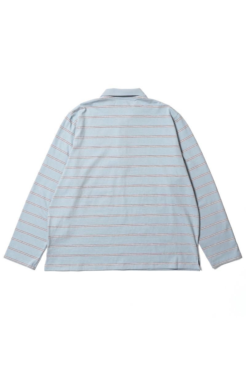 DAIRIKU(ダイリク) "Benjamin" Button Border Skipper Tee ベンジャミン ボタンボーダースキッパーTシャツ 26SS C1