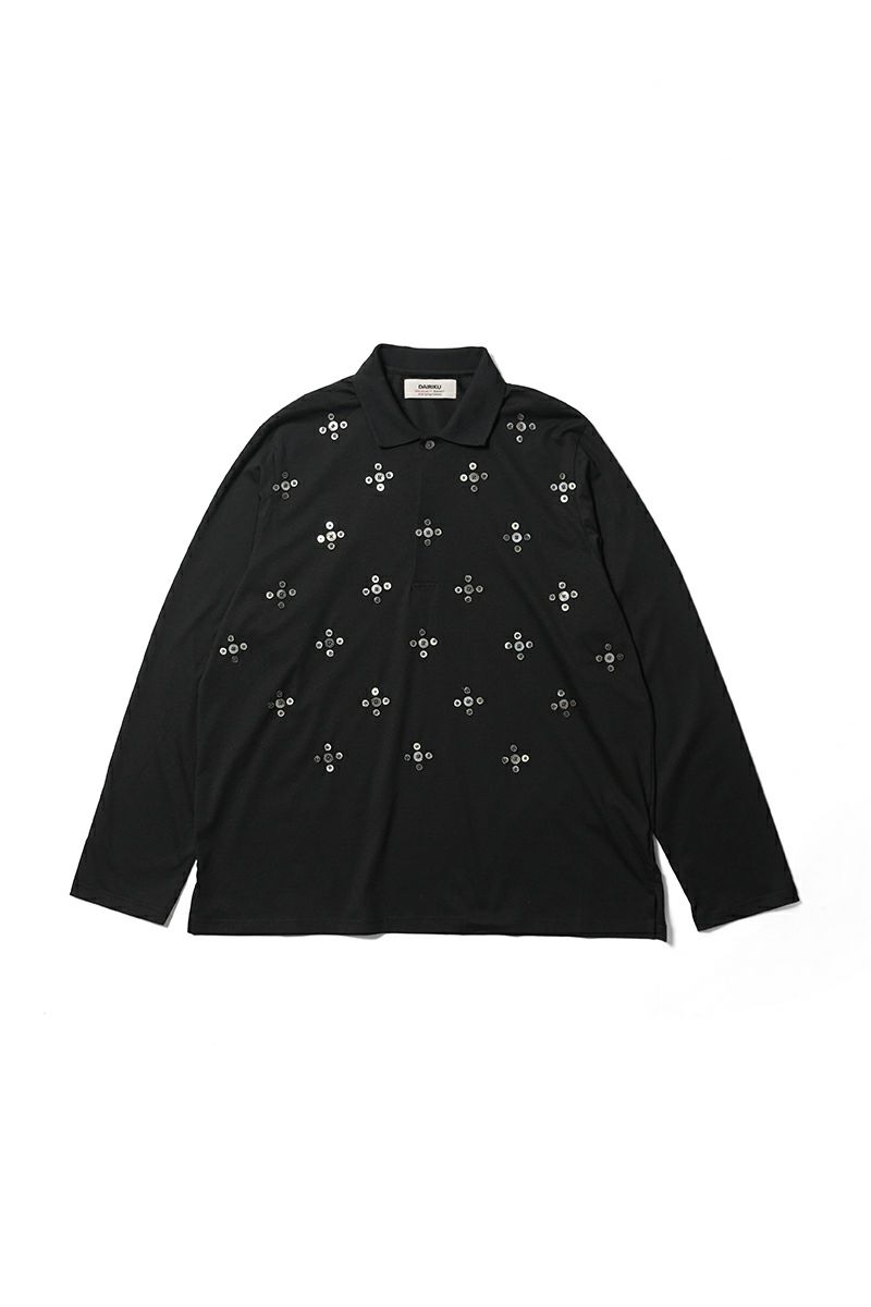 DAIRIKU(ダイリク) "Benjamin" Button Skipper Tee ベンジャミン ボタンボーダースキッパーTシャツ 26SS C5