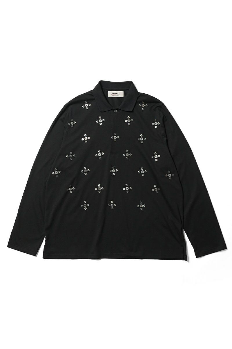 DAIRIKU(ダイリク) "Benjamin" Button Skipper Tee ベンジャミン ボタンボーダースキッパーTシャツ 26SS C5