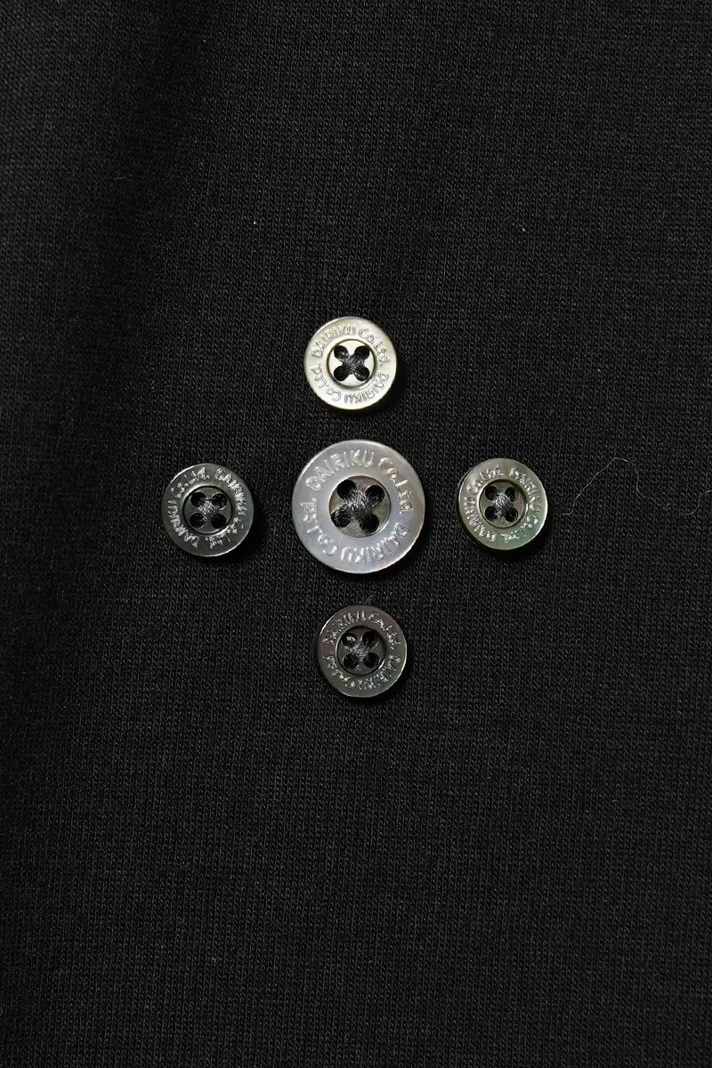 DAIRIKU(ダイリク) "Benjamin" Button Skipper Tee ベンジャミン ボタンボーダースキッパーTシャツ 26SS C5