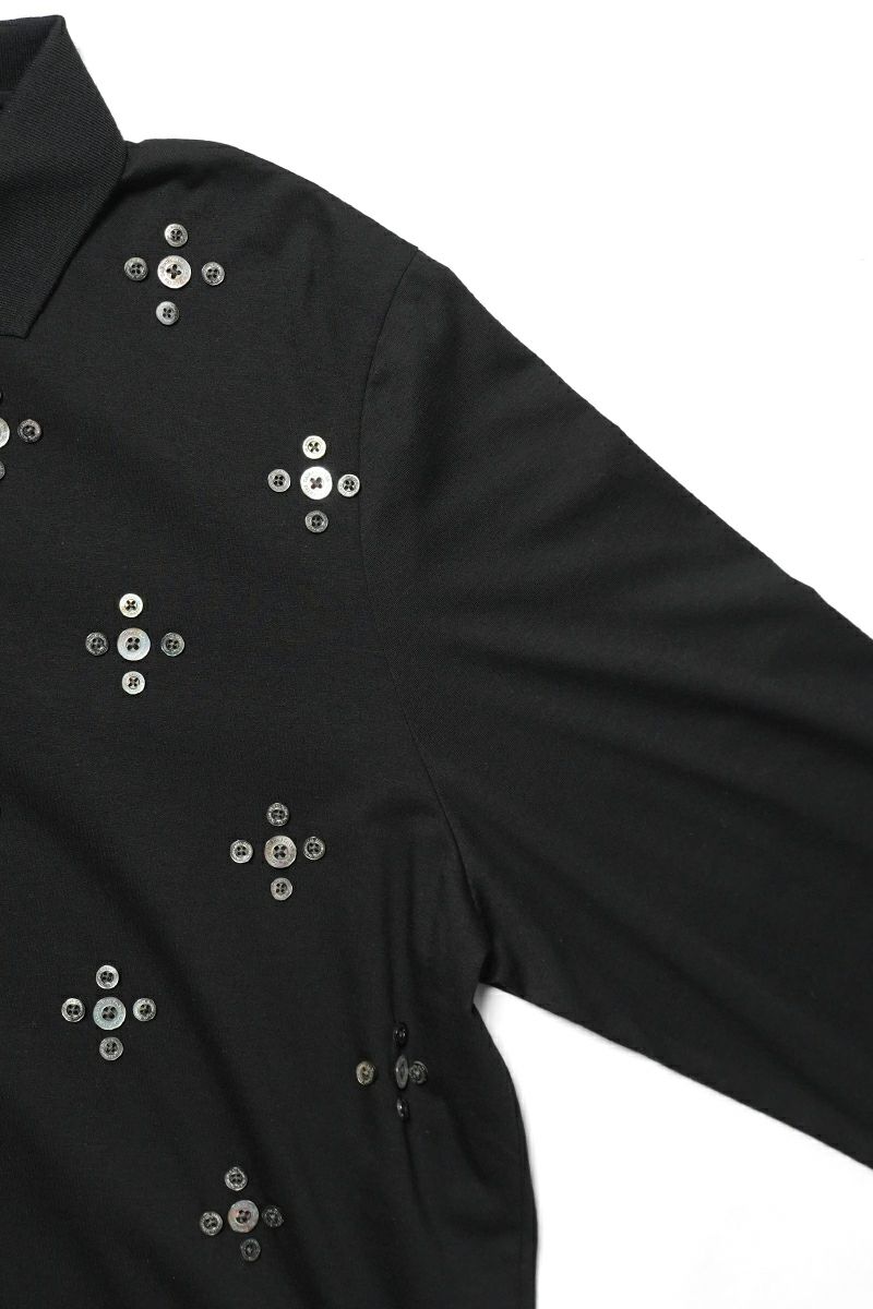 DAIRIKU(ダイリク) "Benjamin" Button Skipper Tee ベンジャミン ボタンボーダースキッパーTシャツ 26SS C5
