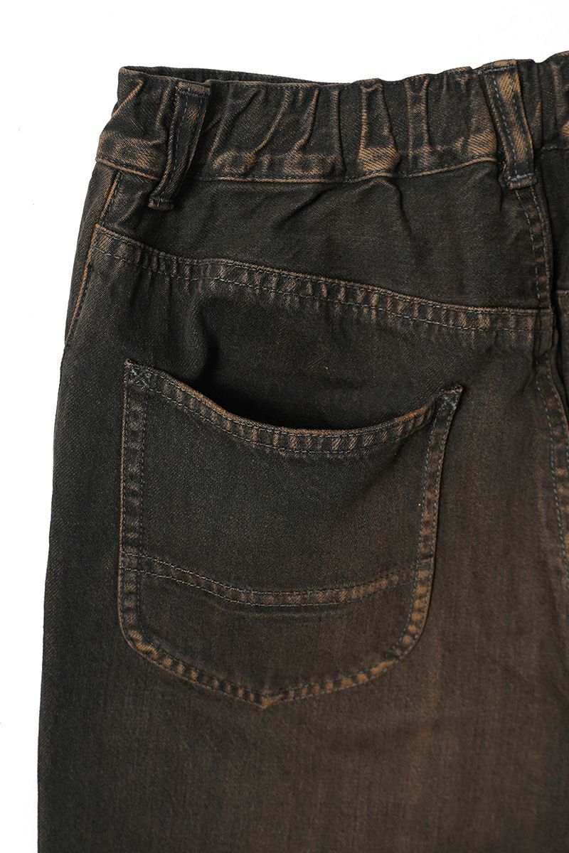 Maison MIHARA YASUHIRO(メゾン ミハラヤスヒロ) Embellished Sticker Denim Pants エンブリッシュ ステッカーデニムパンツ DENIM JEANS w STICKER A16PT025