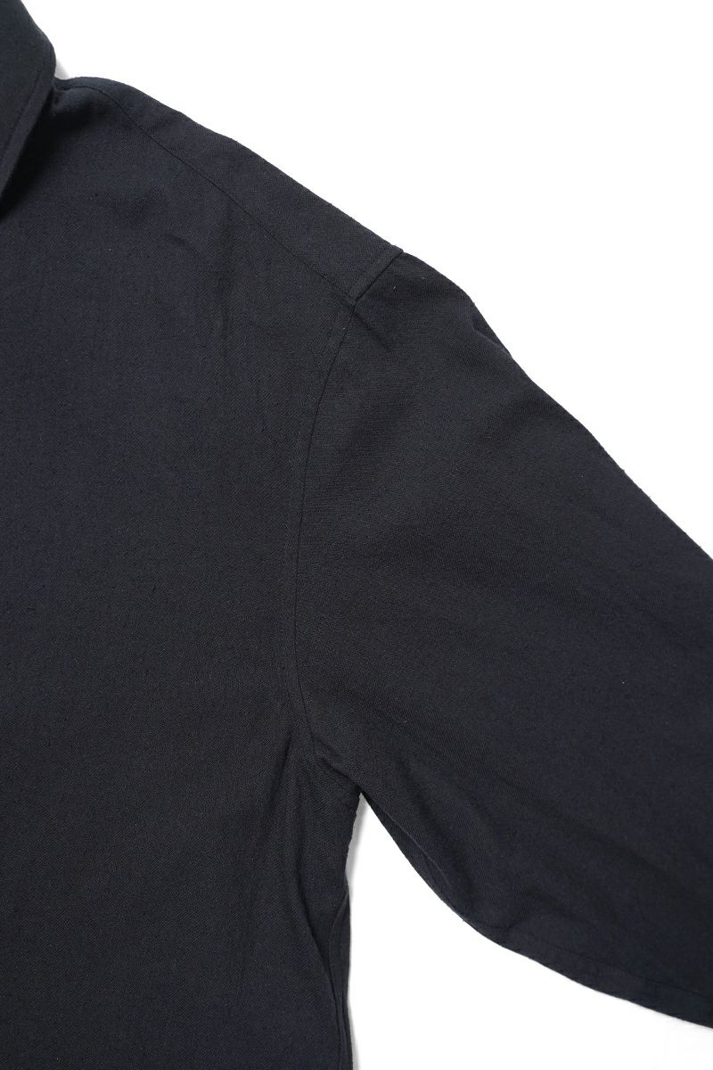 KAMIYA(カミヤ) Ash Fade Drawstring Cuff Shirt アッシュフェードドローストリングカットシャツ G16SH049