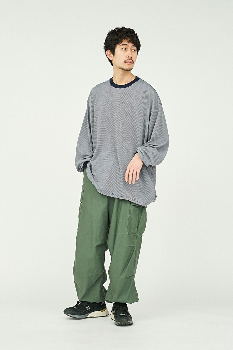 FreshService(フレッシュサービス) MICRO BORDER L/S TEE マイクロボーダー長袖Tシャツ FSC261-70168