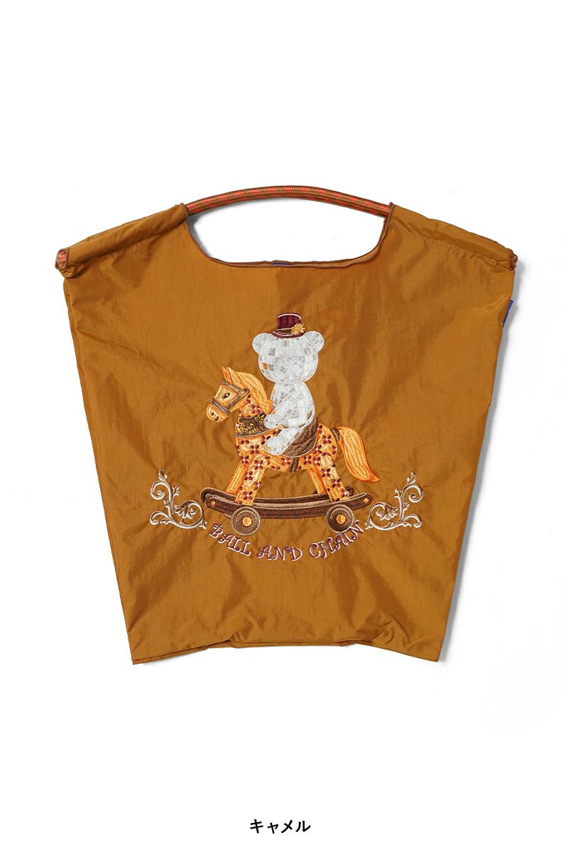 Ball & Chain(ボールアンドチェーン) ROCKING HORSE(M) ロッキングホース(M) ショッピングバック トートバッグ 301076