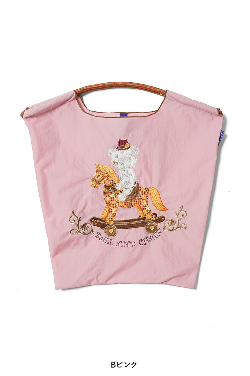 Ball & Chain(ボールアンドチェーン) ROCKING HORSE(M) ロッキングホース(M) ショッピングバック トートバッグ 301076