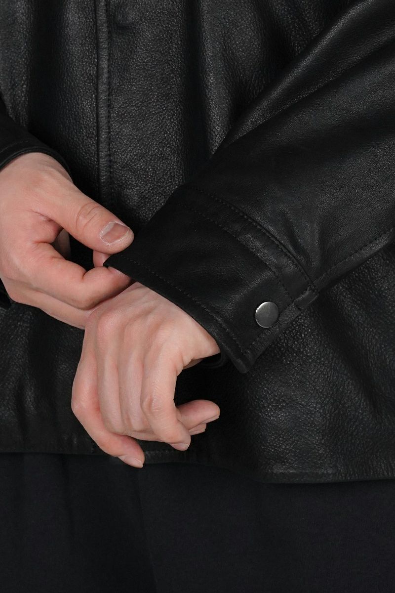 NTN(エヌティーエヌ) ASCENT LEATHER SHIRT アセントレザーシャツ N006-047130