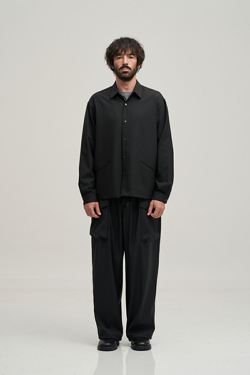 ANOTHER OFFICE(アナザーオフィス) Tropical-Wool Coach Jacket トロピカルウールコーチジャケット AOFSSH003